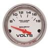 Autometer Marine Chrome Ultra-Lite 2-1/16in 18V Electric Voltmeter Gauge thumbnail 6