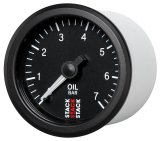 Autometer Stack Instruments 52mm 0-7 BAR M10 (M) Mechanical Oil Pressure Gauge - Black thumbnail 6