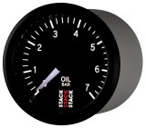 Autometer Stack Instruments 52mm 0-7 BAR M10 (M) Mechanical Oil Pressure Gauge - Black thumbnail 8