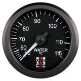 Autometer Stack Instruments 52mm 50-115 Celsius 3/8 BSPT (M) Mechanical Water Temp Gauge - Black thumbnail 2