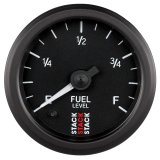 Autometer Stack Instruments 52mm 0-280 Ohm Programmable Pro Stepper Motor Fuel Level Gauge - Black thumbnail 2