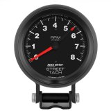 Autometer Z-Series 3-3/4in 8K RPM Pedestal w/ Red Line Tachometer Gauge thumbnail 1