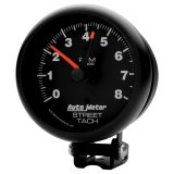 Autometer Z-Series 3-3/4in 8K RPM Pedestal w/ Red Line Tachometer Gauge thumbnail 2