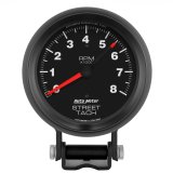 Autometer Z-Series 3-3/4in 8K RPM Pedestal w/ Red Line Tachometer Gauge thumbnail 3