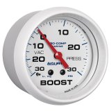 Autometer Marine White Gauge 2-5/8in Mechanical Vacuum/Boost Gauge 30INHG-30PSI thumbnail 5