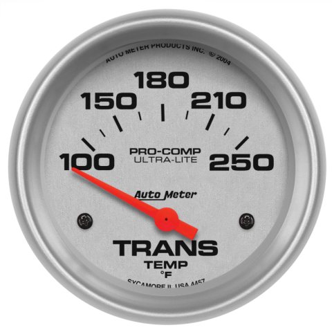 Autometer Ultra-Lite 2-5/8in 100-250 Deg Electric Transmission Temp Ultra Lite Gauge thumbnail 3