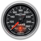 Autometer Elite 52.4mm 100-260F Transmission Temperature Peak & Warn w/ Electronic Control Gauge thumbnail 1