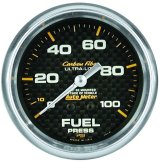 Autometer Carbon Fiber 66.7mm 0-15 PSI W/O ISO Fuel Pressure Gauge thumbnail 8