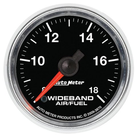 Autometer GS 52mm Analog 8:1-18:1 Air/Fuel Ratio Wideband Gauge thumbnail 3