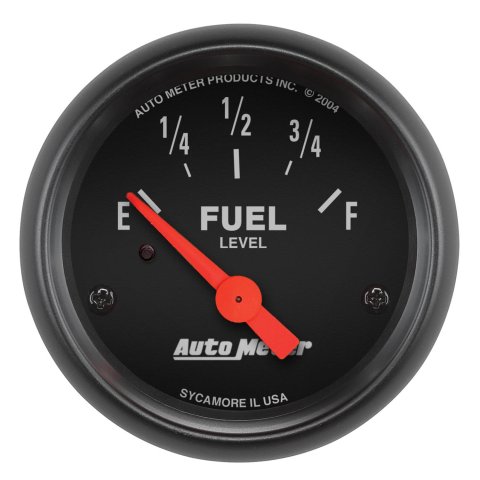 Autometer Z Series 52mm 0 Empty / 30 Full Fuel Level Gauge thumbnail 1