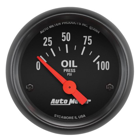 Autometer Z-Series 52mm 0-100PSI Oil Pressure Gauge thumbnail 1