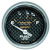 Autometer Carbon Fiber 52mm 73E-10F Electronic Fuel Level Gauge thumbnail 6