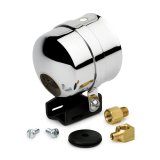 Autometer 2-5/8in Pedestal Mount w/ Chrome Cup for Liquid Filled Mechanical Gauge thumbnail 3