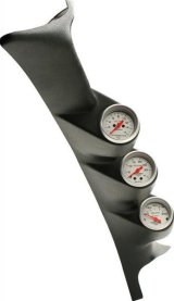 Autometer 99-06 Ford Powerstroke/SD Black Triple Pillar Ultra-Lite Gauge Kit thumbnail 6