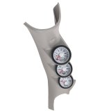 Autometer 03-09 Dodge Ram Taupe Triple Pillar Phantom Gauge Kit thumbnail 4