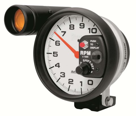 Autometer Phantom 5 inch 10000 RPM Shift-Lite Tach thumbnail 8