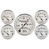 Auto Meter Speedometer 3-1/8in and 2-1/16in Mechanical 5-Piece Old Tyme White Gauge Kit thumbnail 6