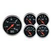 Autometer Designer Black 5pc 100-250deg Temp / 8-18V Volt / 120mph Speed / 100psi Oil / E-F Fuel thumbnail 6