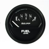 Autometer AutoGage 2-5/8in 0-90 Short Sweep Electrical Fuel Level - Black thumbnail 3