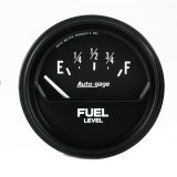 Autometer AutoGage 2-5/8in 0-90 Short Sweep Electrical Fuel Level - Black thumbnail 4