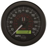 Autometer Stack Instruments 88MM 0-160 MPH / 260 KM/H Programmable Speedometer - Black thumbnail 1