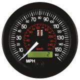 Autometer Stack Instruments 88MM 0-160 MPH / 260 KM/H Programmable Speedometer - Black thumbnail 4