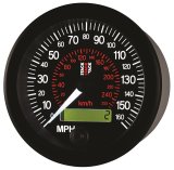 Autometer Stack Instruments 88MM 0-160 MPH / 260 KM/H Programmable Speedometer - Black thumbnail 8