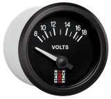 Autometer Stack Instruments 52mm 8-18V Electric Battery Voltage Gauge - Black thumbnail 5