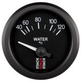 Autometer 52mm Stack Instruments 40-120 Degree C Electric Water Temperature Gauge - Black thumbnail 1