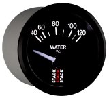 Autometer 52mm Stack Instruments 40-120 Degree C Electric Water Temperature Gauge - Black thumbnail 6