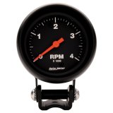 Autometer Z-Series 2-5/8in 4K RPM Pedestal Tachometer Gauge thumbnail 2