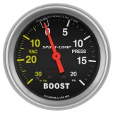 Autometer Sport-Comp 2-5/8in 30 IN HG/20 PSI Mechanical Boost/Vacuum Gauge thumbnail 1