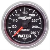 Autometer Sport-Comp II 52.4mm 100-260 Deg. F Water Temperature Gauge thumbnail 1