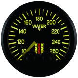 Autometer Stack Pro Control 52mm 100-260 deg F Water Temp Gauge - Black (1/8in NPTF Male) thumbnail 5