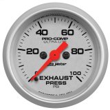 Autometer Ultra-Lite 2-1/16in 100PSI Exhaust Pressure Digital Stepper Motor Gauge thumbnail 2