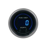 Autometer 52.4mm Black Switchable 0-100 Fuel Level / 8-18V Voltmeter Cobalt Elite Digital Gauge thumbnail 3