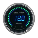 Autometer 52.4mm Black Switchable 0-100 Fuel Level / 8-18V Voltmeter Cobalt Elite Digital Gauge thumbnail 7