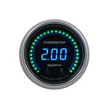 Autometer 52.4mm Black Two Channel 0-2000 Degree Pyrometer (EGT) Cobalt Elite Digital Gauge thumbnail 1