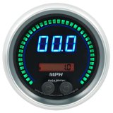Autometer 85.7mm Black Switchable 260 MPH / 260 KM/H Speedometer Cobalt Elite Digital Gauge thumbnail 1
