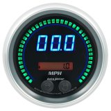 Autometer 85.7mm Black Switchable 260 MPH / 260 KM/H Speedometer Cobalt Elite Digital Gauge thumbnail 3