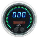 Autometer 85.7mm Black Switchable 260 MPH / 260 KM/H Speedometer Cobalt Elite Digital Gauge thumbnail 5