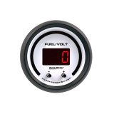 Autometer 52.4mm White Switchable 0-100 Fuel Level/8-18V Voltmeter Phantom Elite Digital Gauge thumbnail 3