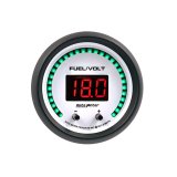 Autometer 52.4mm White Switchable 0-100 Fuel Level/8-18V Voltmeter Phantom Elite Digital Gauge thumbnail 6
