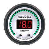 Autometer 52.4mm White Switchable 0-100 Fuel Level/8-18V Voltmeter Phantom Elite Digital Gauge thumbnail 9