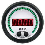 Autometer 85.7mm White 0-16K RPM Tachometer Phantom Elite Digital Gauge thumbnail 4