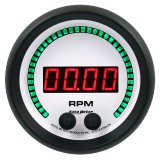 Autometer 85.7mm White 0-16K RPM Tachometer Phantom Elite Digital Gauge thumbnail 5