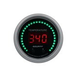 Autometer 52.4mm Black Switchable 60-340 Degrees F / 40-170 Degrees C Sport-Comp Elite Digital Gauge thumbnail 5