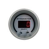 Autometer 52.4mm Silver Two Channel 0-2000 Degree Pyrometer (EGT) Ultra-Lite Elite Digital Gauge thumbnail 2