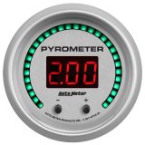 Autometer 52.4mm Silver Two Channel 0-2000 Degree Pyrometer (EGT) Ultra-Lite Elite Digital Gauge thumbnail 3