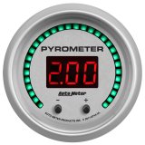Autometer 52.4mm Silver Two Channel 0-2000 Degree Pyrometer (EGT) Ultra-Lite Elite Digital Gauge thumbnail 5